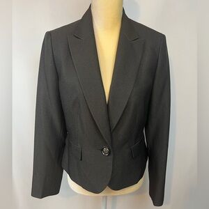 Evan-Picone Brownish Black Blazer Size 8